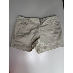 Vineyard Vines Women Size 4 Khaki Chino Shorts Classic Fit Casual